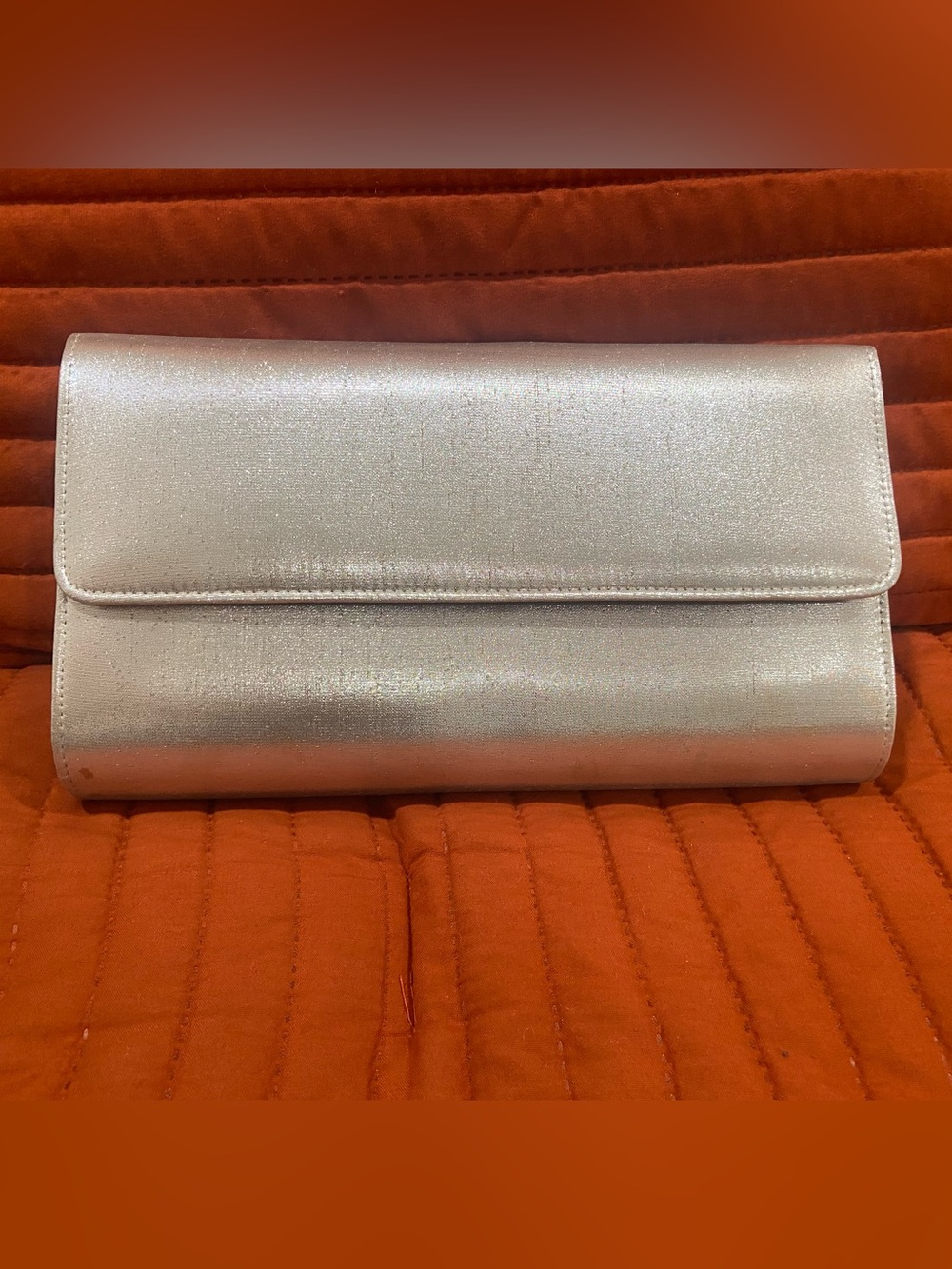 Preston & York Silver Shimmer Clutch